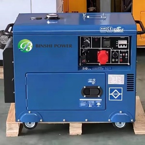 Portable Diesel Welder Generator Home Use Air Cooler Electric Start Silent Diesel Generator 5kw 6kw 8kw 10kw