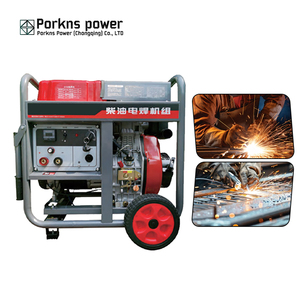 Porkns Power 50A-210A 3-5KW Portable Super Silent Welding Machine Petrol/Gasoline/Diesel Engine Welder Generator With ATS 50Hz