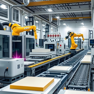 End to End Automated Welding Line Material Handling System